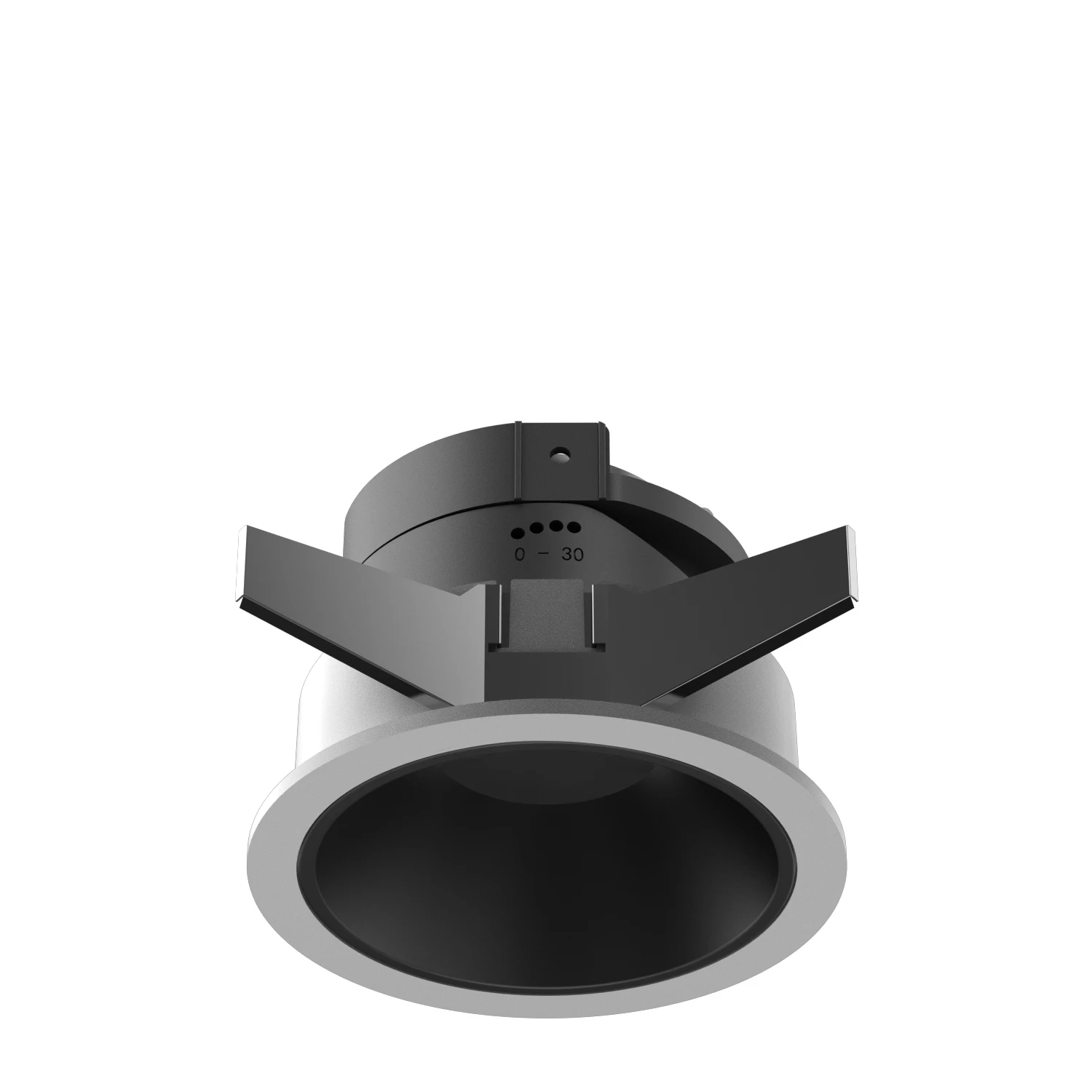gu10 lamps and led modules mount glare anti frame with gold white silver black chrome reflector