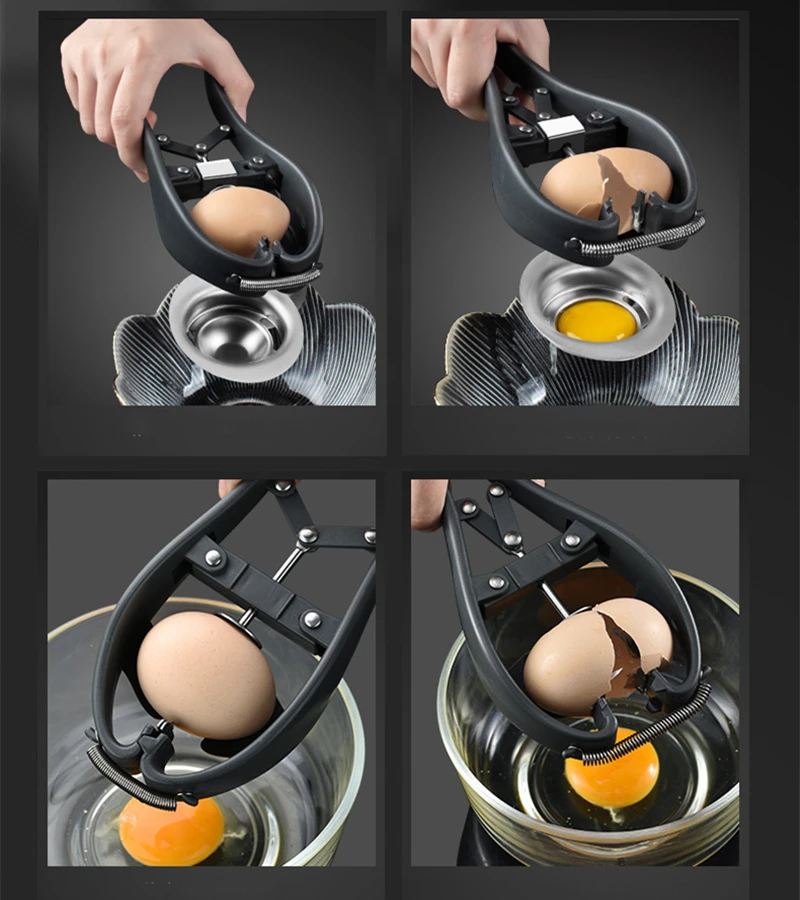 Baking Egg Opener Multi functional Egg Shell Opener Kitchen Egg Beater
