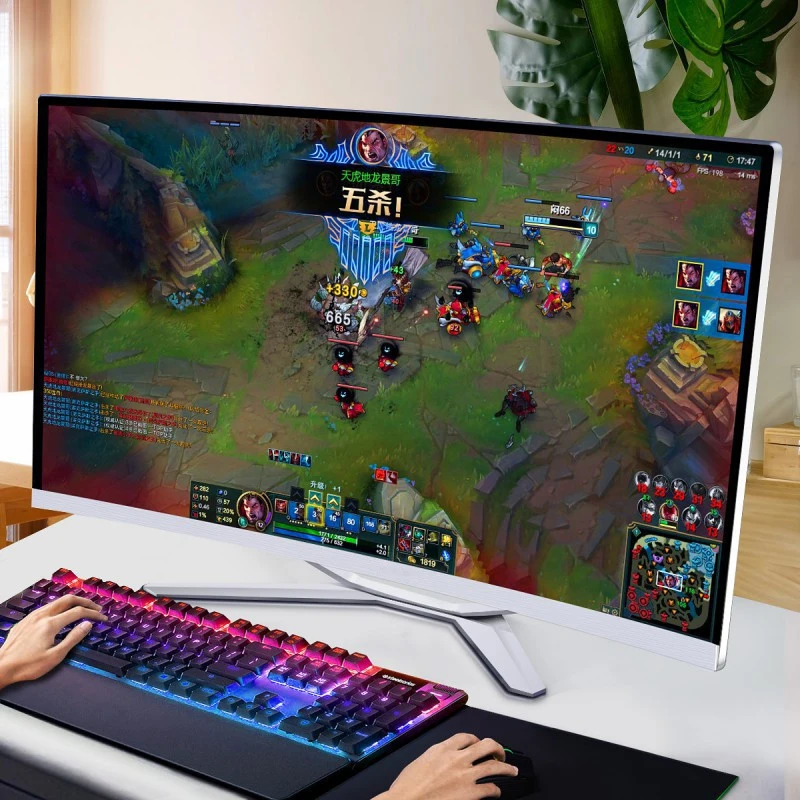Игровой Компьютер Core i7, настольный ПК core i5 i7 i9 24 дюйма, настольный игровой компьютер «Все в одном»