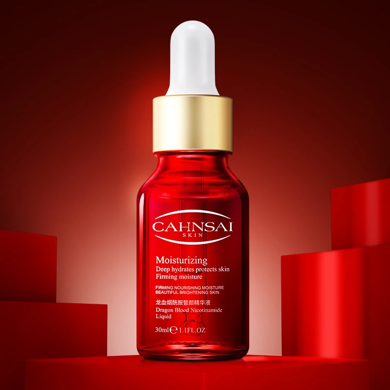 CAHSAI moisturizing deep hydrates protects skin firming dragon blood nicotinamide skin care serum for face