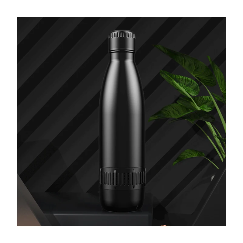 500ML speaker Coke bottle double layer 304Stainless steel Vacuum Thermos cup outdoor music water cup sports kettle