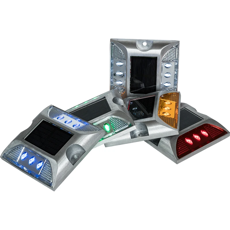 Solar warning safety road studs solar warning road stud led cat eye road stud