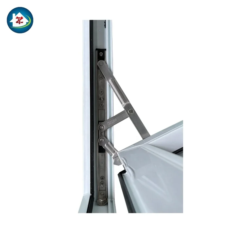 High quality hurricane impact coated grey double glass pvc casement upvc doors and windows for houses Kitchen