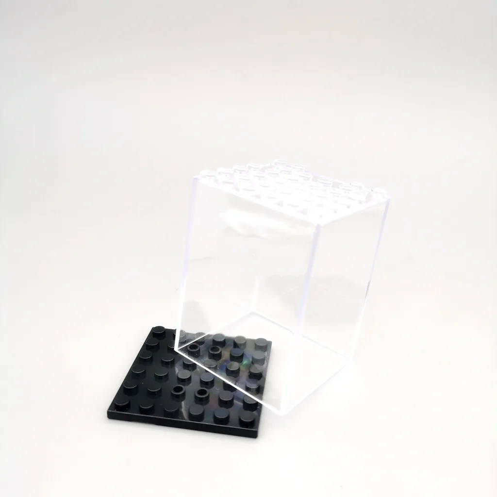 Plastic Box for Building Block Figures Mini Character Container Fit With Leading Brands Acrylic Box Construction Toys