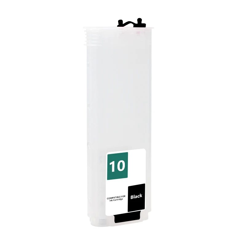 OCBESTJET 280ML 10 82 For HP Designjet 500 Reset Chip Cartridge Empty Refillable Ink Cartridge With Chip For HP 500 800 Printer