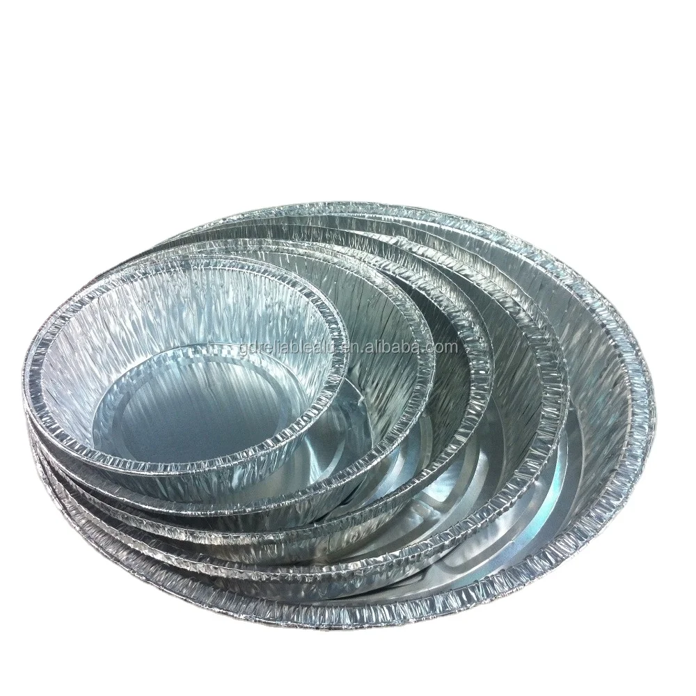 Factory direct sales Custom size takeout aluminum foil container cake egg tart mould 750ml disposable food container tableware