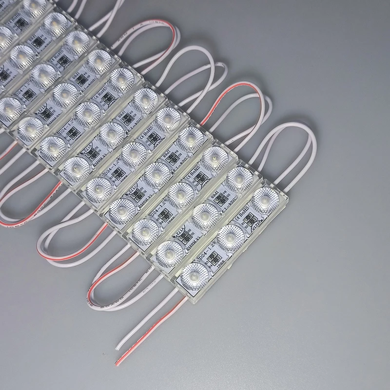 High end IP68 waterproof 12V 24V LED Module lossless 3030 With lens led module