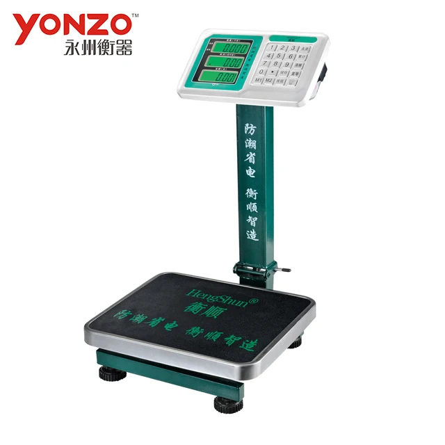 digital weighing indicator and platform weighing scale