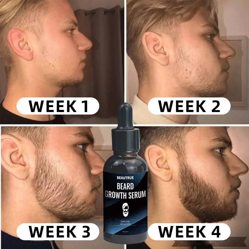 Hot Sales Organic Men Hemp Beard Oil Customized Low MOQ Balm Comb Brush Best Beard Growth Oil Kit