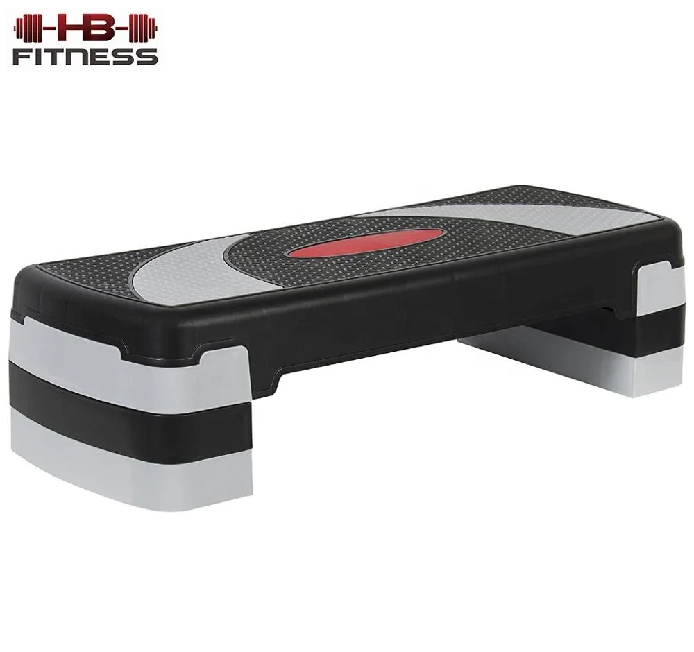 Adjustable Aerobic Stepper Step Exercise Trainer Workout Fitness Yoga Risers 3 Position