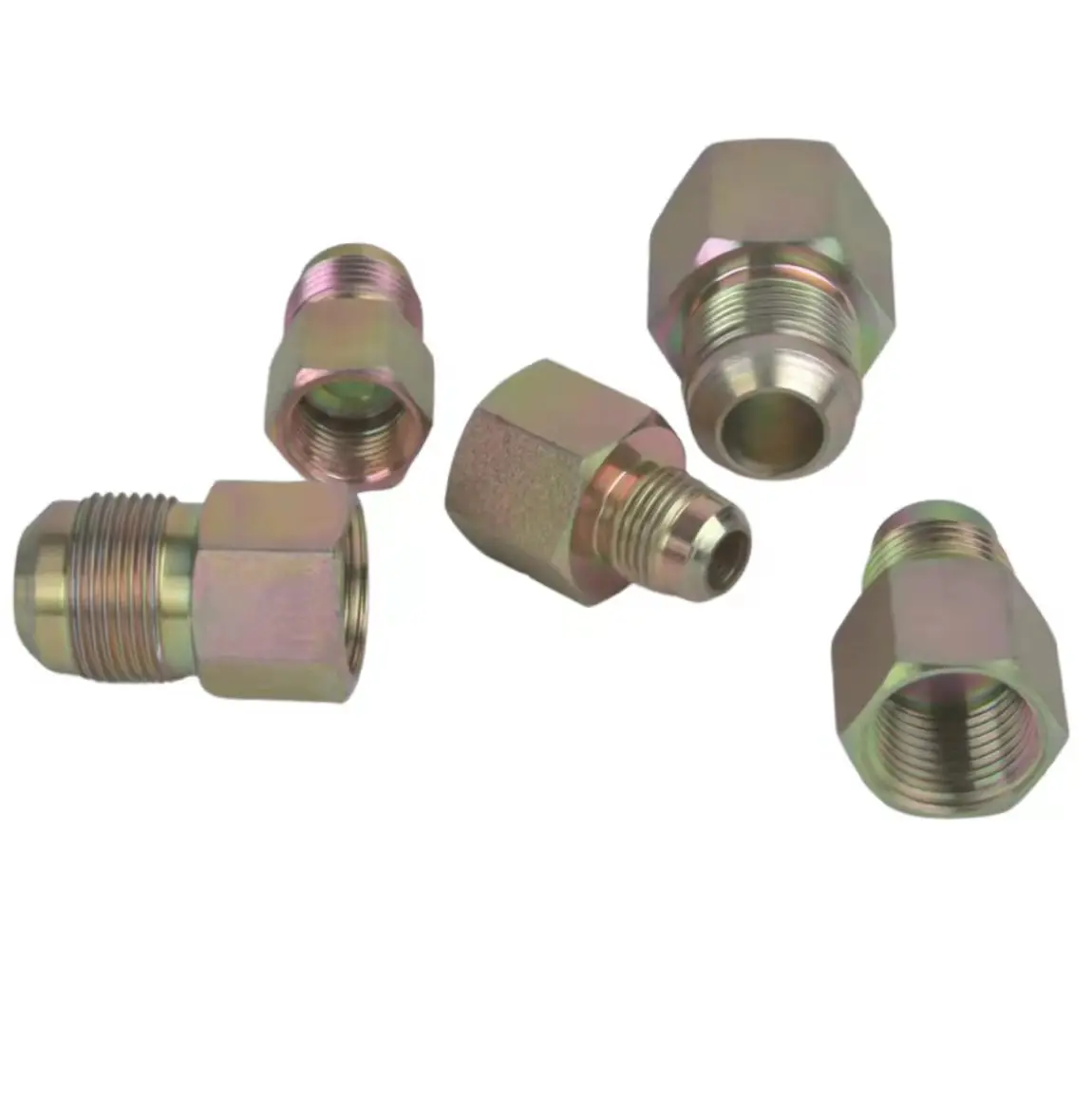 28Flexible Corrugated Stainless Steel Tubing pipe brass copper Adapter Fittings gas connector plumbing water pipe