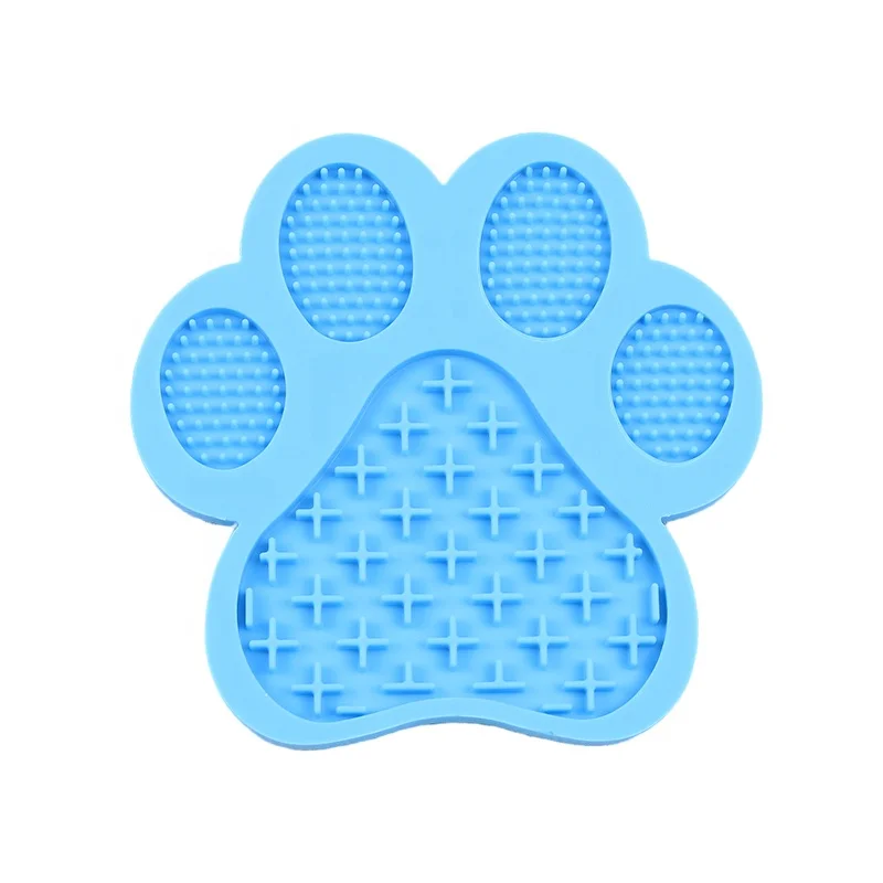 Silicone Dog Food Mat Dog Slow Feeder, Pet Dog Lick Pad, Bath Washing Distraction Dog Lick Mat