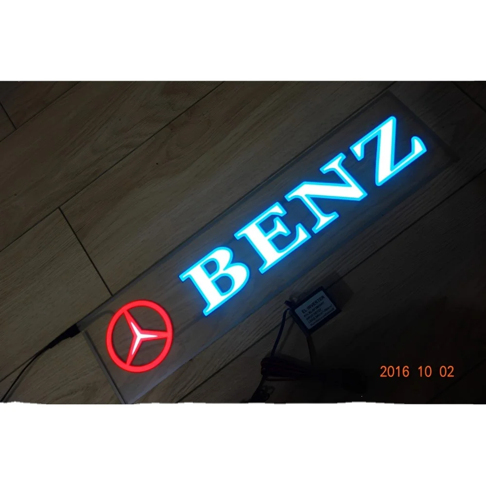 PYL-EL-A9112 400mmX1000mm High quality high brightness DC12V brake Flash EL Panel car sticker