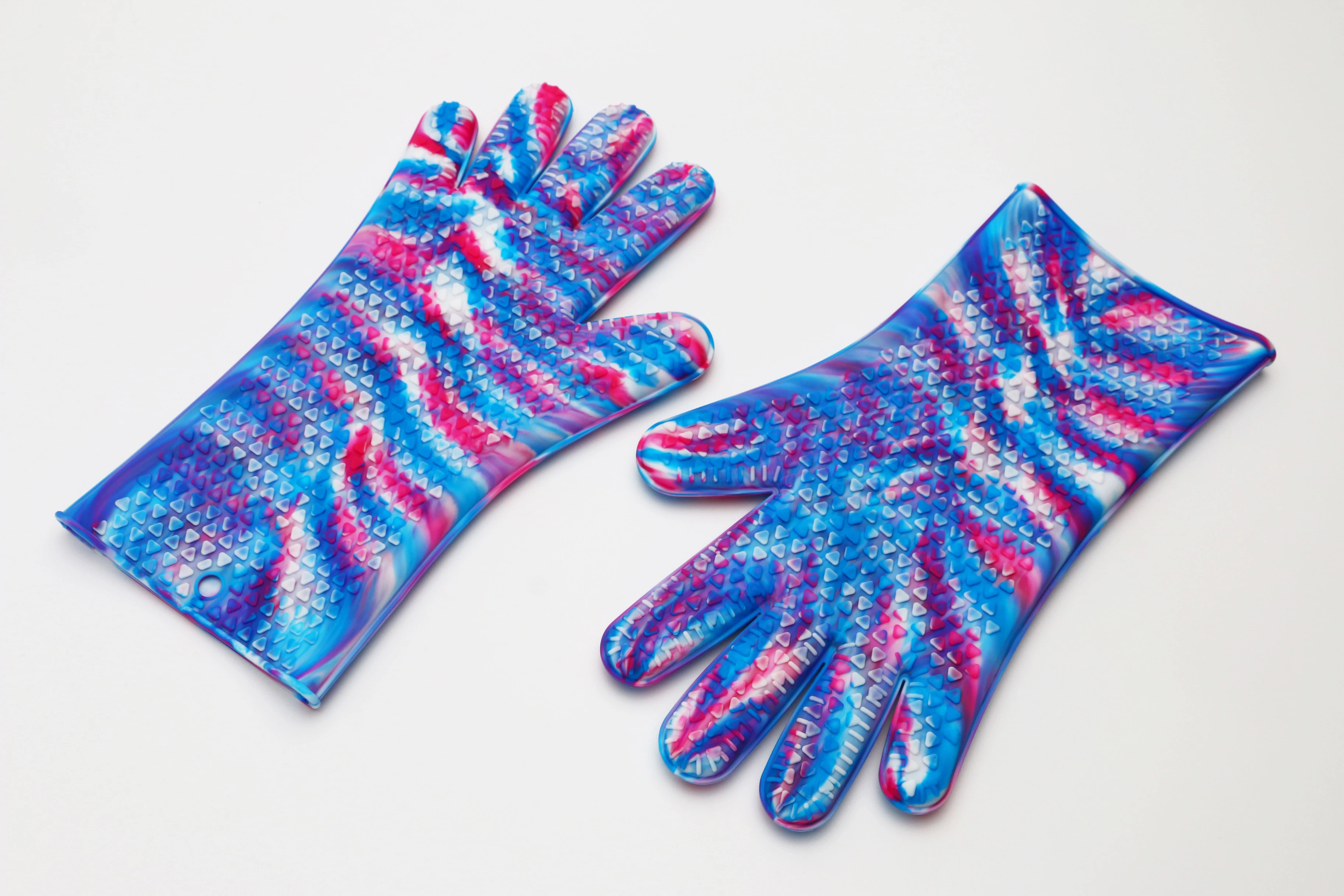 set of 2 Non-Slip Silicone Microwave Gloves Oven Baking Hot Pot BBQ Gloves Silicone Oven Mitt unique kitchen gadgets