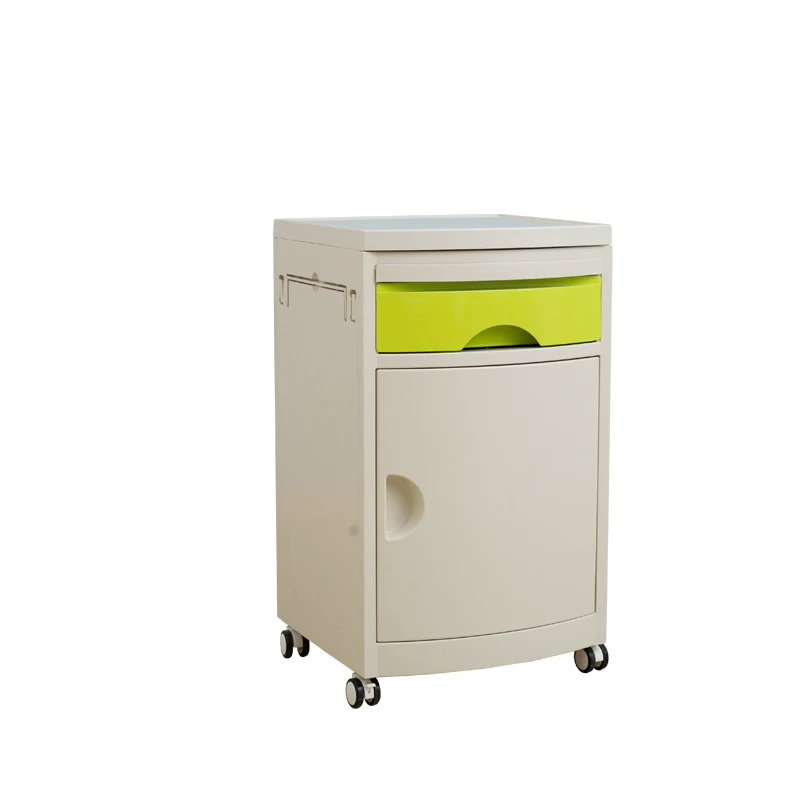 Economic ABS Plastic Hospital Storage Furniture Medical Bedside Cabinet Factory