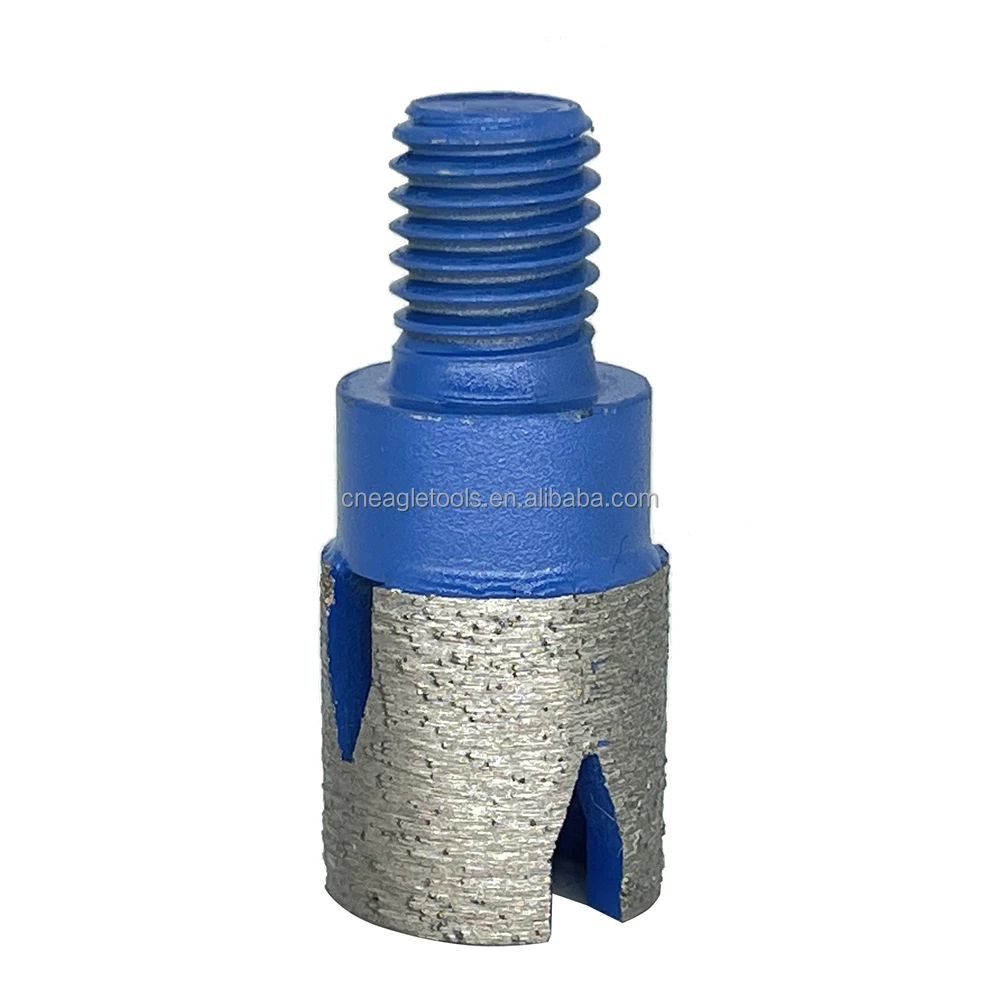 Алмазная инкрементная насадка реверсивная резьба М12 диаметр 20 мм для резки гранита и кварца