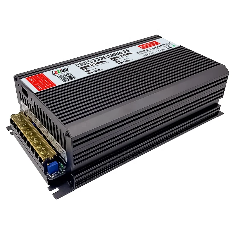 Totiwo Power Supply 1500 W  125A amp DC 12V Converter LED Driver 220V AC SMPS For LED Strip Display CCTV 3D Printer High