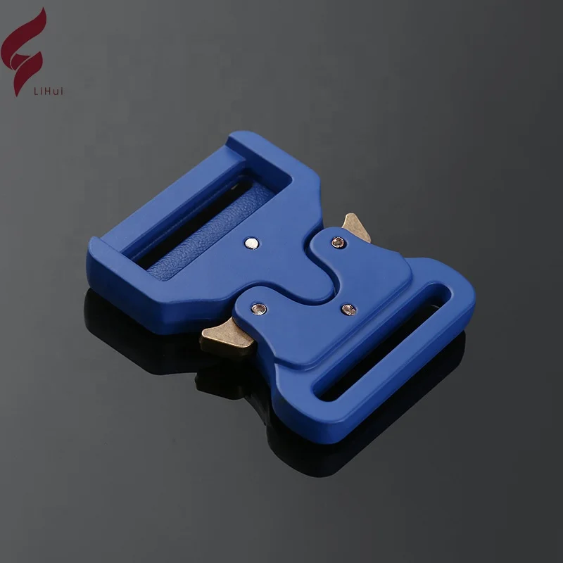 Lihui Hot Sale Leather Dog Collar Accessories Various Color Shoe Buckle Metal Men Buckles For Luggage Bags