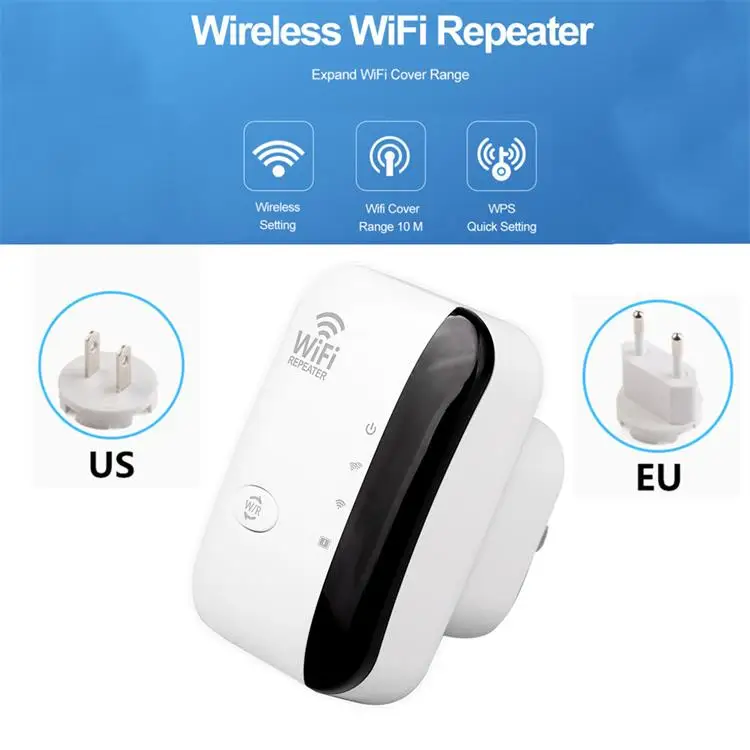 Цена по прейскуранту завода-изготовителя, беспроводной Wi-Fi репитер, поддержка сети 300 Мбит/с расширитель широкий диапазон действия Wi-Fi усилитель сигнала бустеры