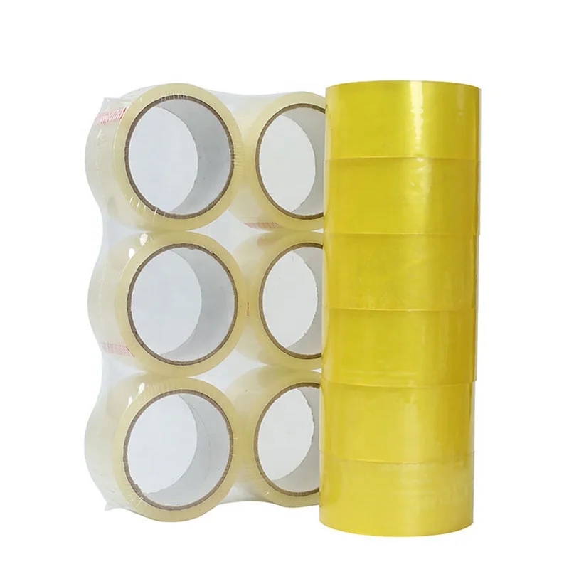 super march quick shipping tape heavy duty box sticky tape roll clear transparent packaging tape 3 inch 300 meters