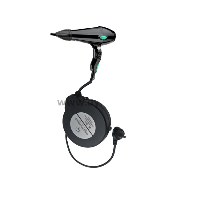 hair salon equipment hair dryer reel retractable power cord reel for hair dryer