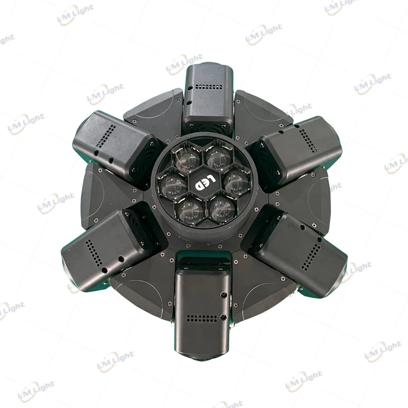 Six armed King Kong light Manual / remote control LED lamps,Stage lighting equipment Wedding cob bar LED lamp