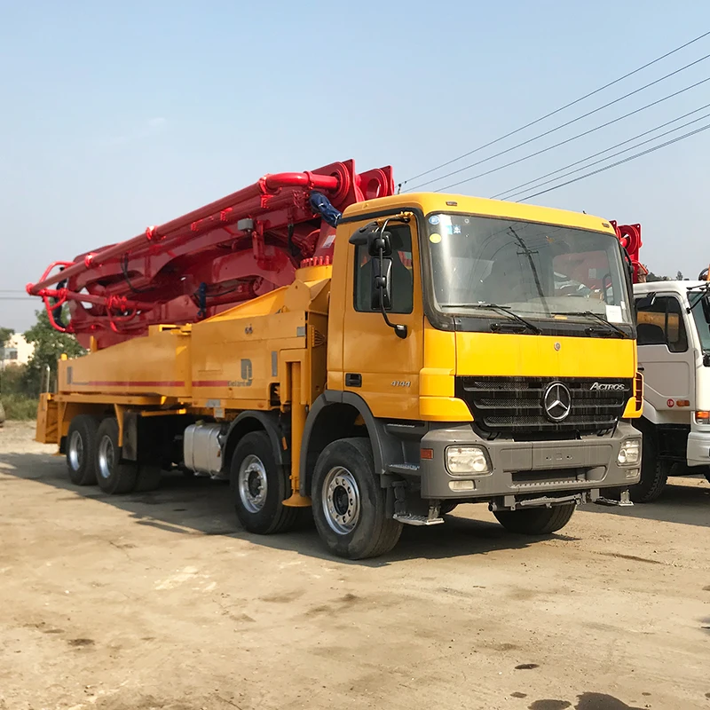 China Concrete Machinery Used 46 Meter Putzmeister Concrete Pump Trucks Price for sale