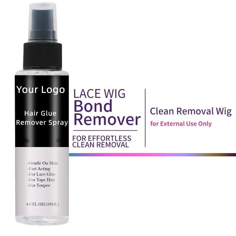Wholesale Private Label Lace Wig Glue Remover Spray Hair Glue Remover Lace Wig Adhesive Remover Spray