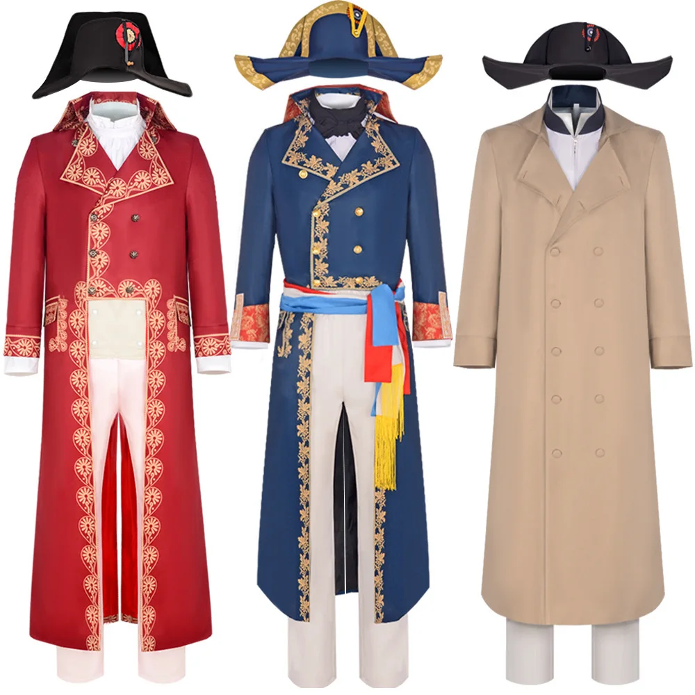 Movie Characters Halloween Men Costumes Napoleon 2023 Movie Napoleon Halloween Carnival Cosplay Costume With Accessories