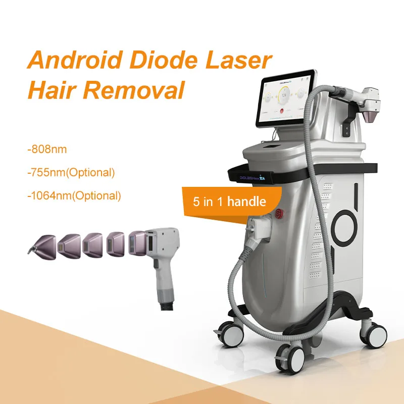 Hair Follicle Analyzer Perpetual Hair Removal By Laser 808Nm Diode Laser Hair Removal Machine