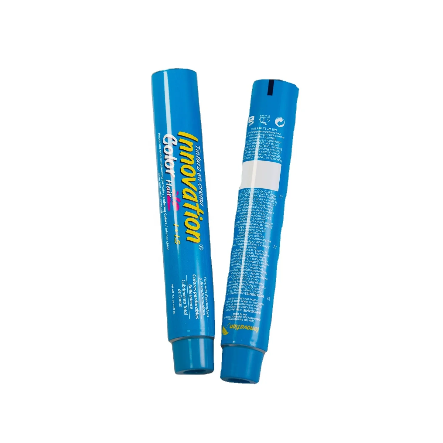 
Wholesale empty hair color cream laminated tube storage for cosmetics 