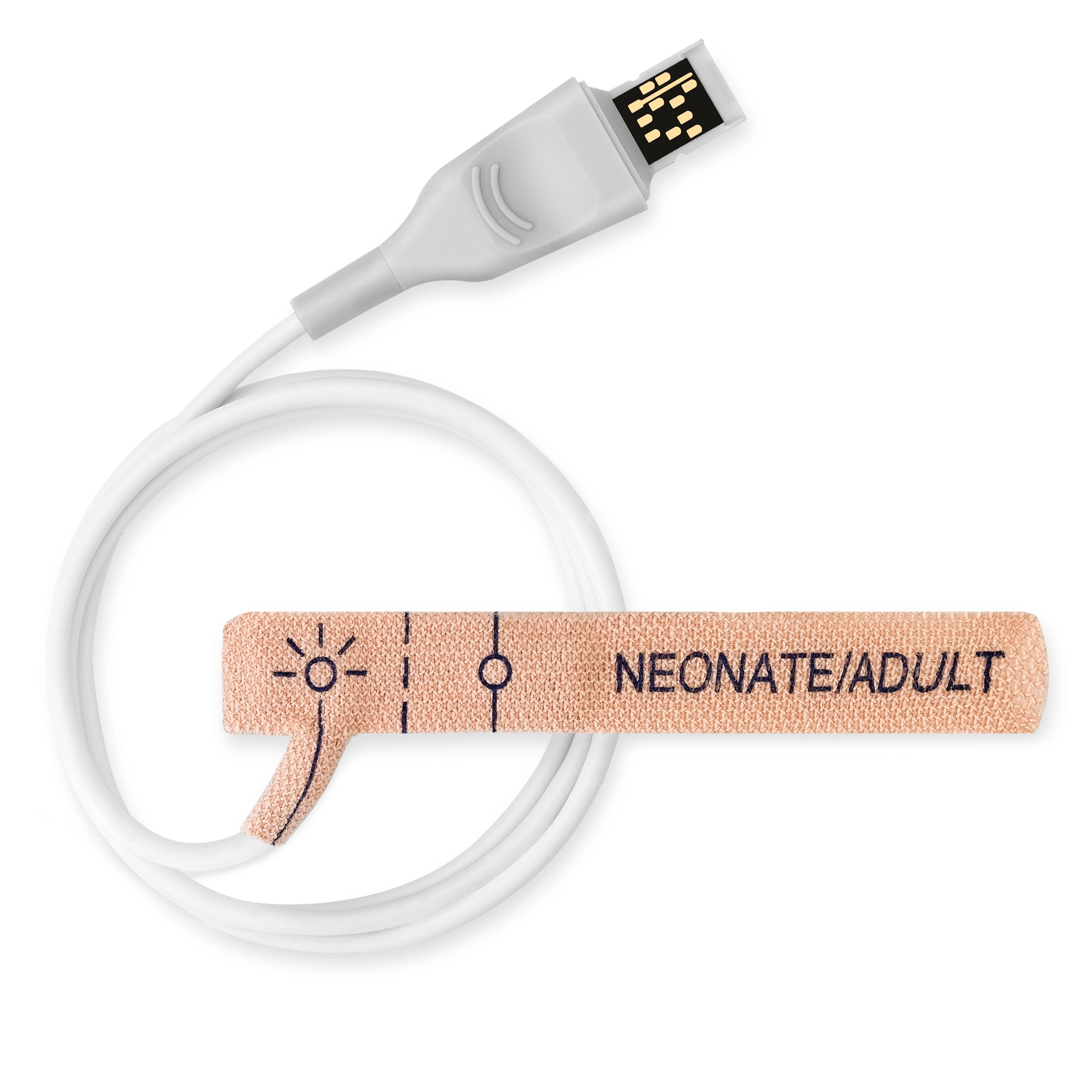 Compatible With Masimo Single-Patient-Use 4003 Rd Set Neonatal/ Adult Adhesive Disposable Spo2 Sensor