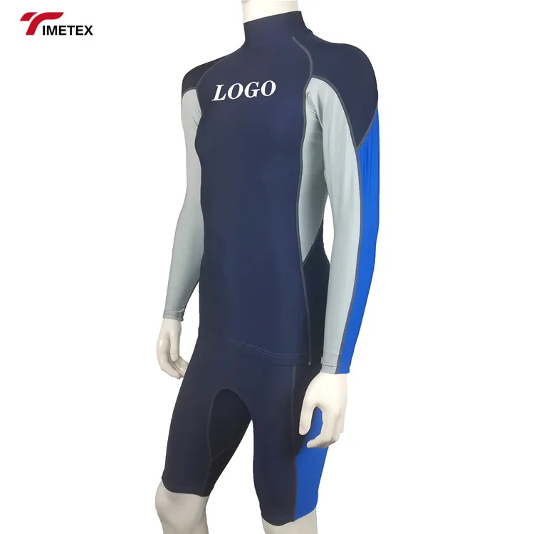 Man Long Sleeve Gym Clothing Upf 50 Sublimation Logo Custom Surfing Rash Guard Compressed T-shirt