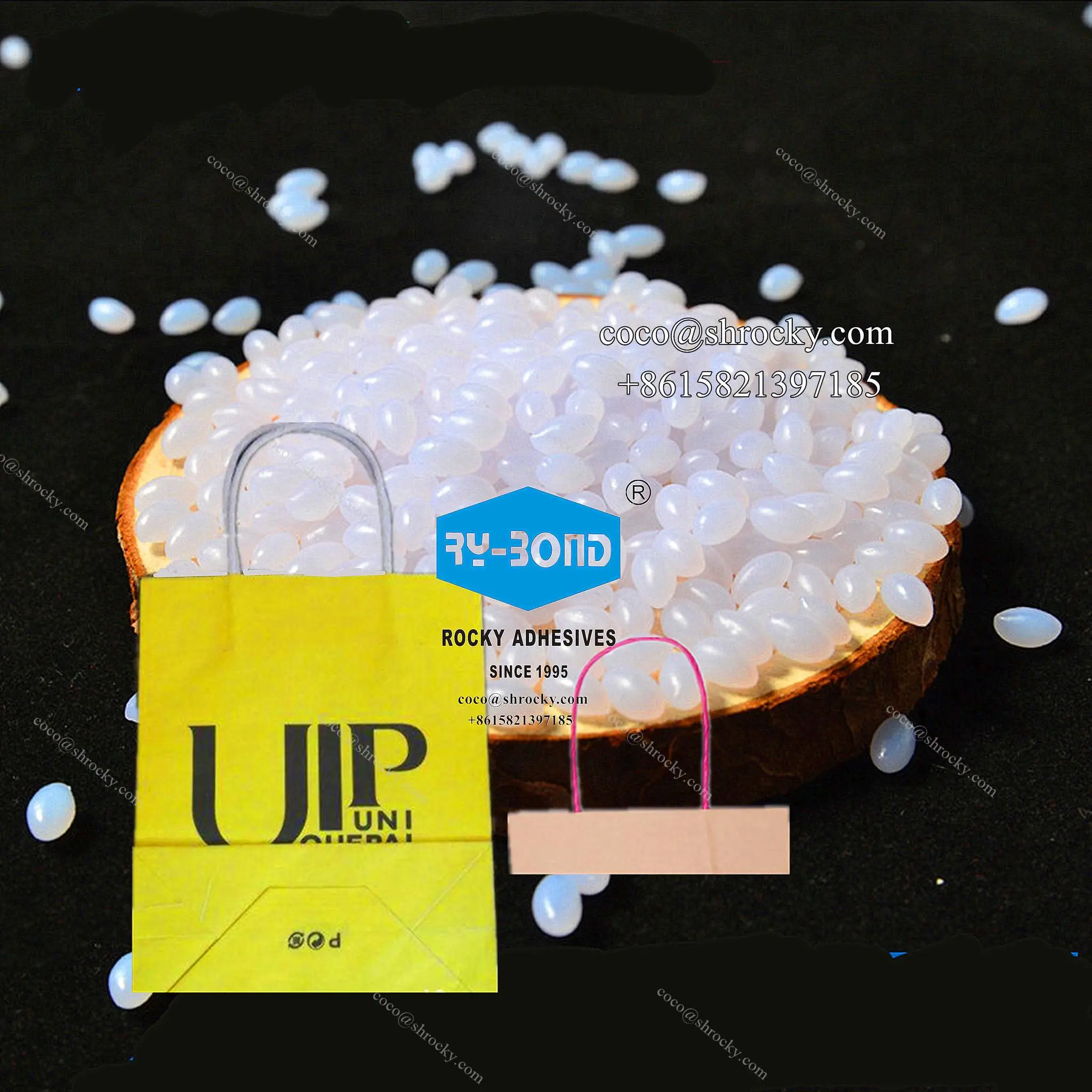 Хороший склеивающий пакет для покупок горячий клей картонной коробки холодный на водной основе