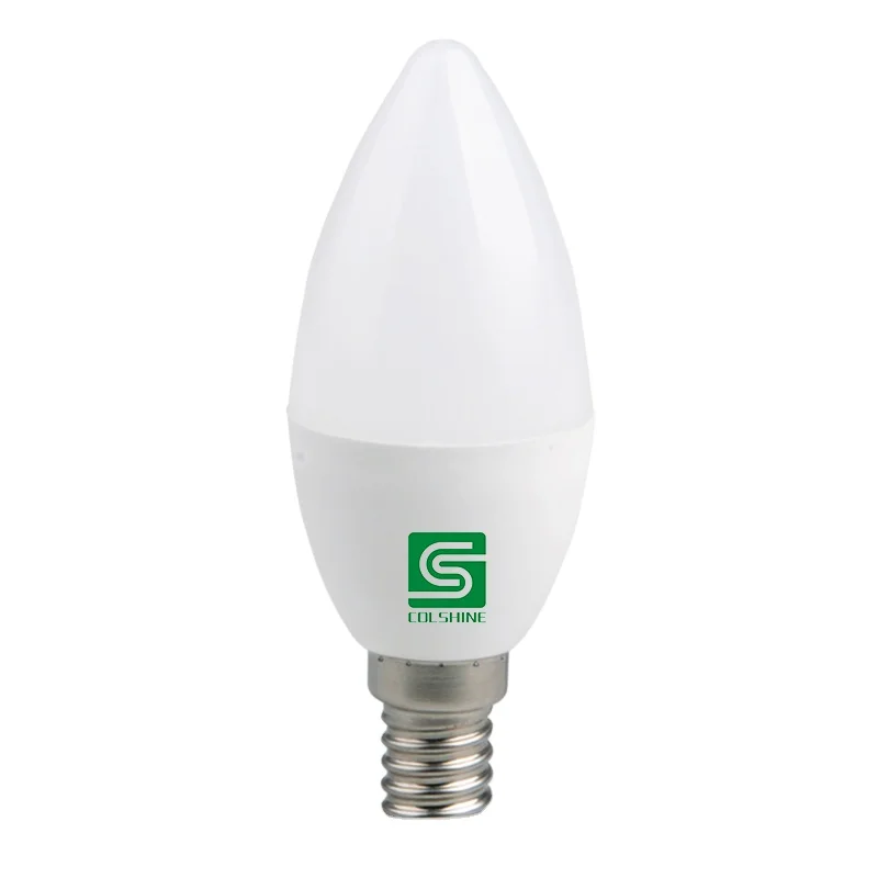 E14 LED bulb soft white plastic aluminum housing with CE LVD RoHS certificate