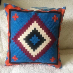Indian style seat cushion cover kilim pillow case turkish kilim pillow cushion cover for decor
