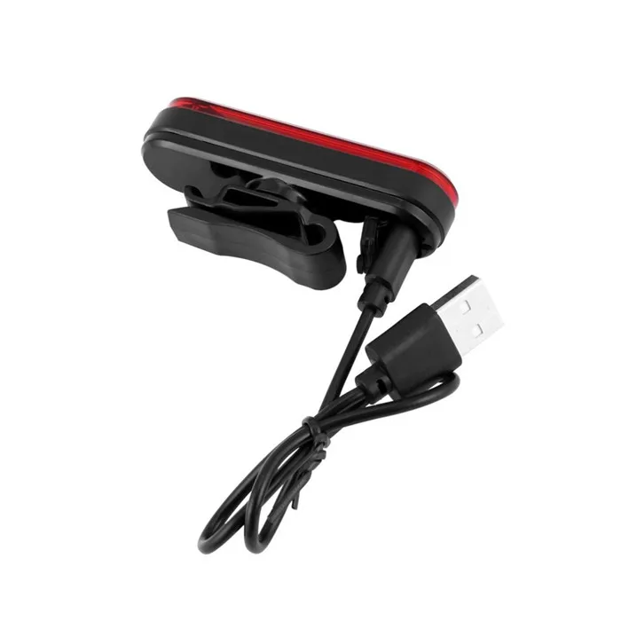 Hot Sales USB Rechargeable Bike rear light COB LED 6 Modes Red Bicycle Taillight for night riding