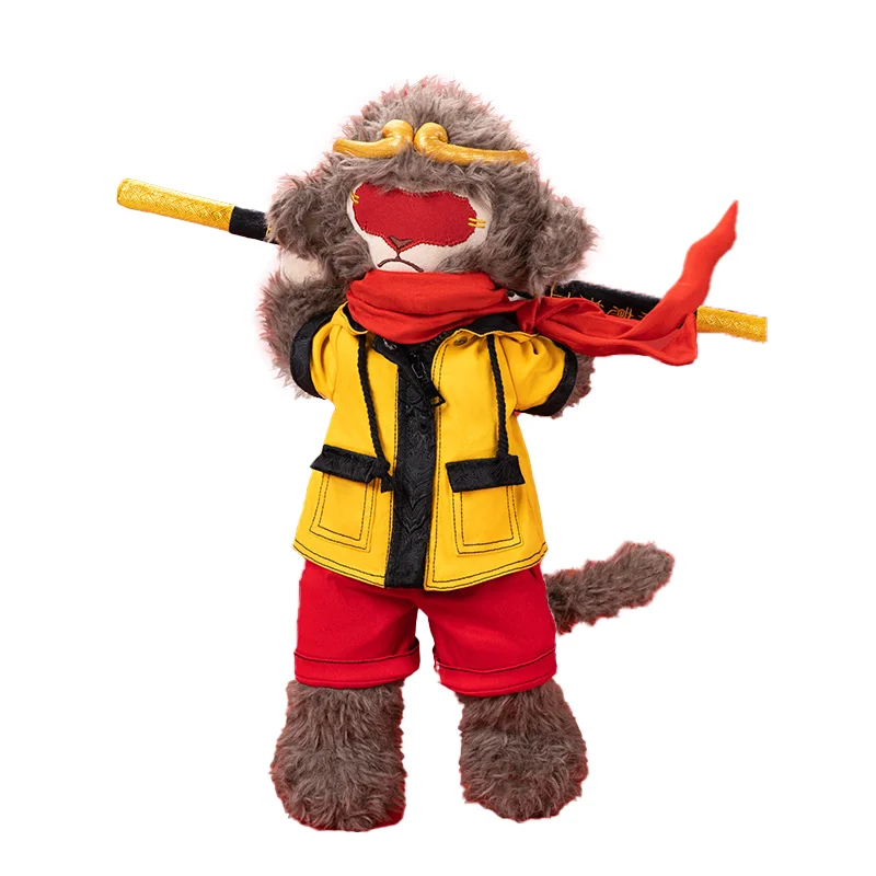 New black myth Wukong animation plush toy wholesale custom animation toy factory