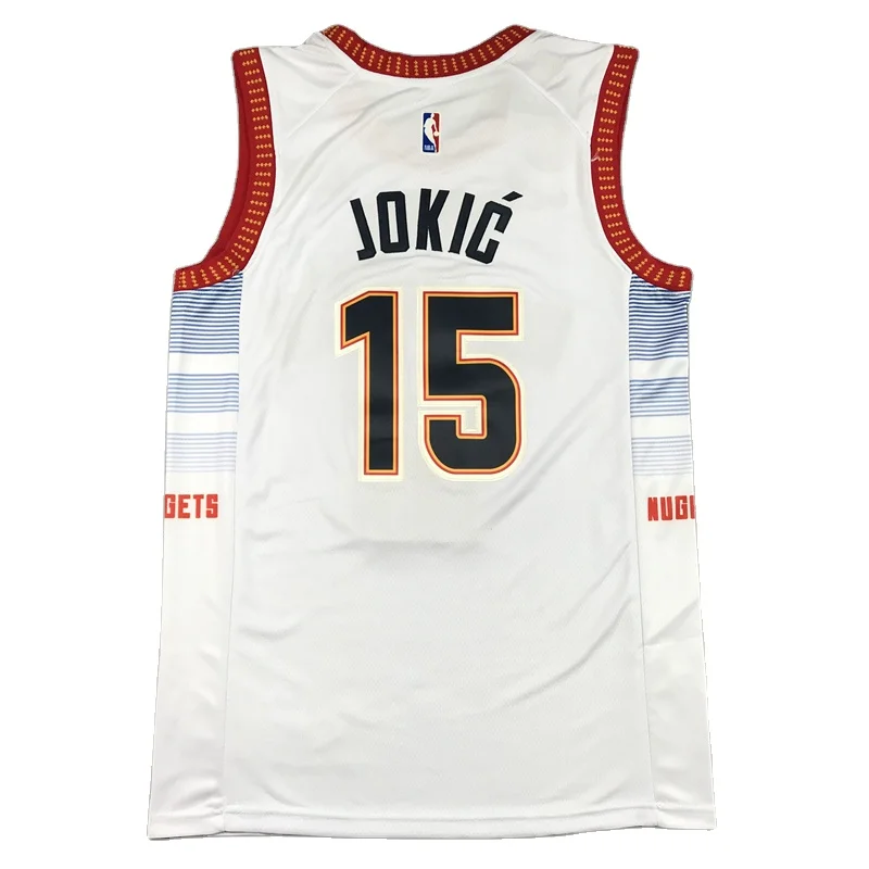 2024 USA Basketball DENVER JOKIC 15 White Stitched Jersey Adult S-2XL Youth S-XL Embroidery Jersey