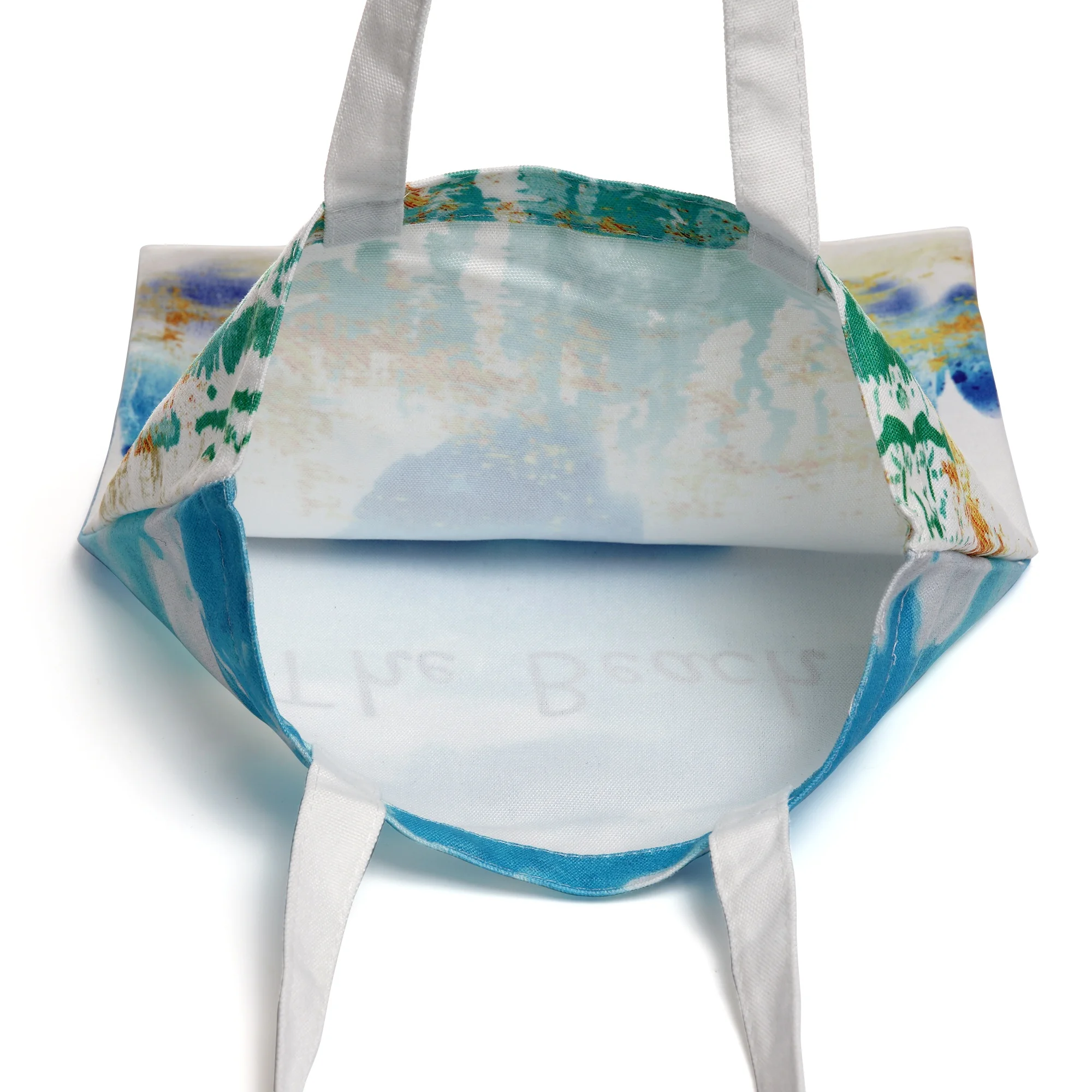 High quality sublimation printing foldable reusable eco friendly canvas tote bags wholesale