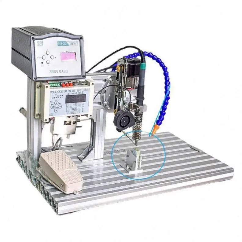 Semi-automatic USB Connector Electrical Cables Soldering Machine USB Wire Making Tin PCB/LED/Robot Welding Machine