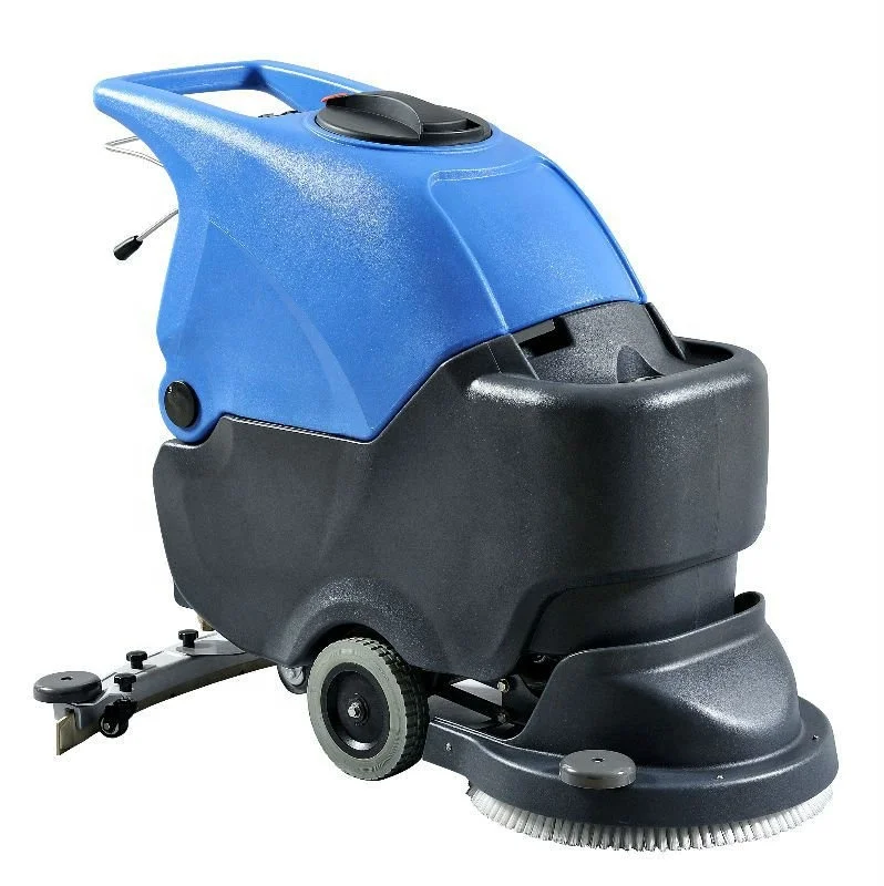 GM50B hand push electric Hard Floor Used Industrial Floor Scrubbing Machines floor sweeper scrubber