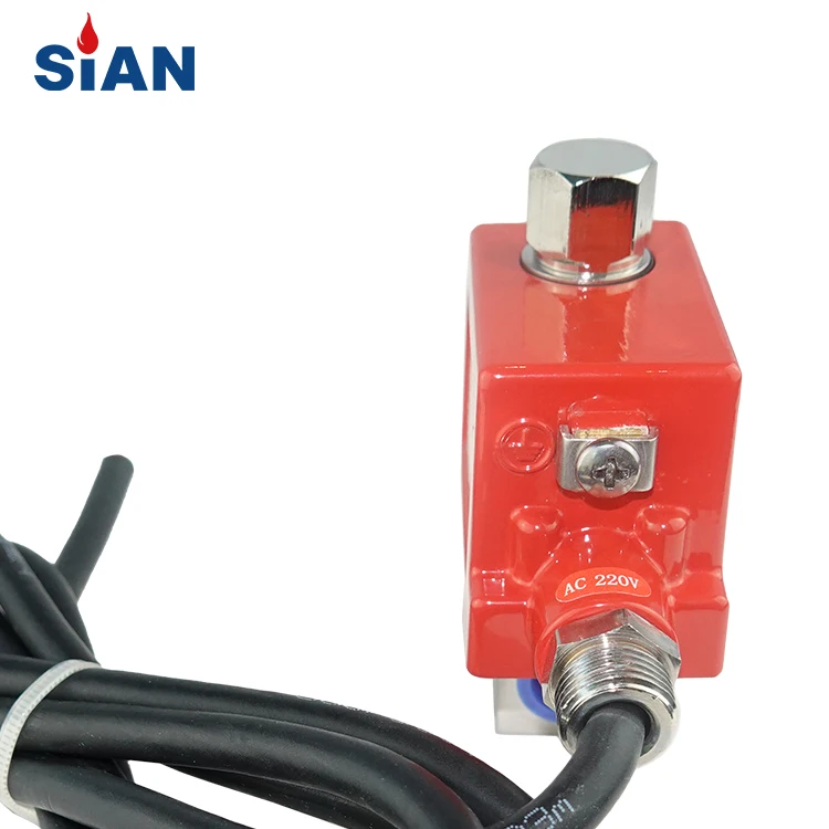 SiAN Customized Factory Supply AC22 2 Way Solenoid Valve 3/8' Explosion Proof Solenoid Valve 250Bar  Direct Solenoid Valve Gas