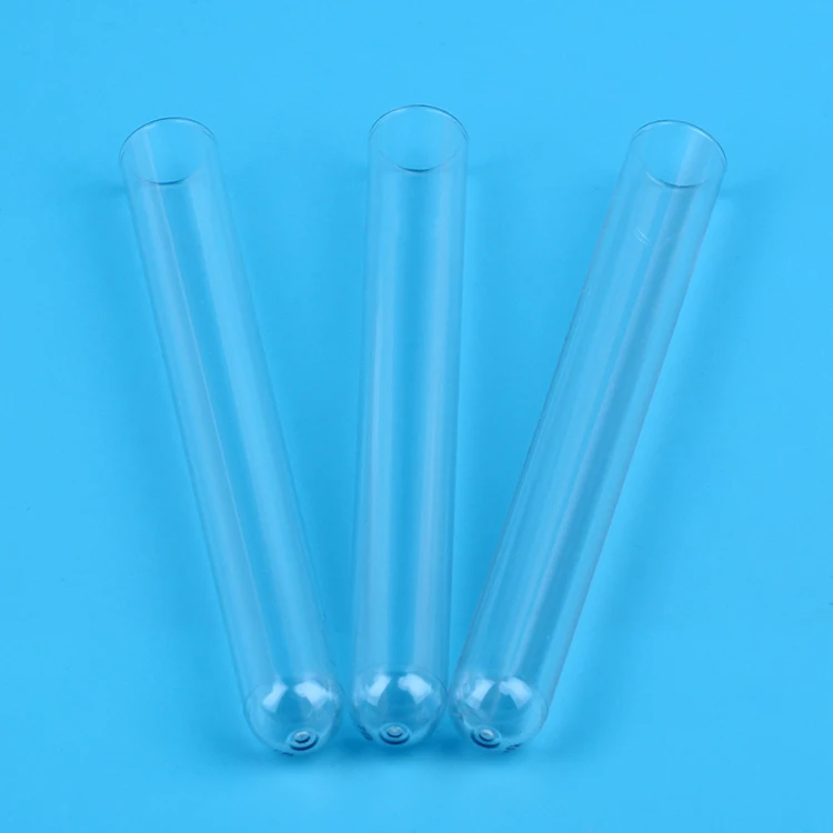 
Medical hospital use quartz 100mm plastic tubes test tube 10ml 