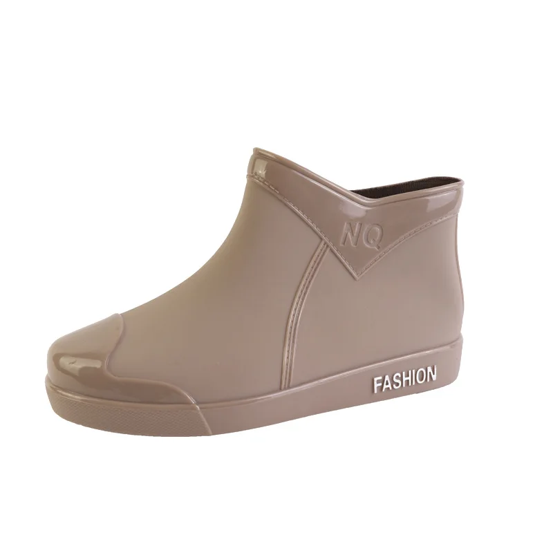 Fashion non-slip wear-resistant short tube rain boots rubber shoes waterproof kitchen work water boots