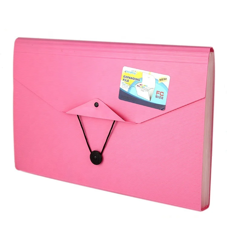 office supplies workable price a4 expandable folder pp plastic concertina file
