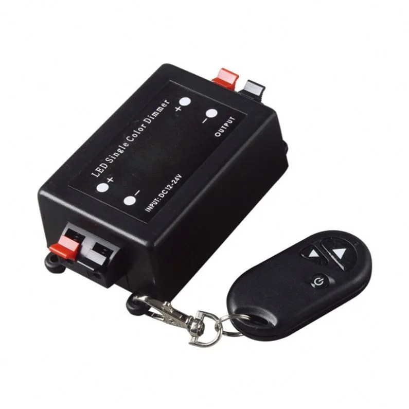 
1 Channel Single Color 12V wireless remote LED Dimmer for LED Strip 