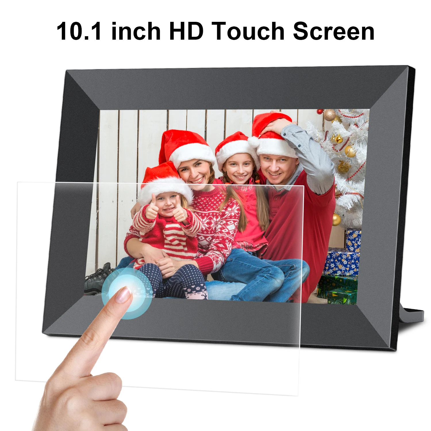 Хорошее качество Frameo 10 1 дюймов 1280x800 IPS сенсорный ЖК-экран видеорамка смарт-Wi-Fi цифровая фоторамка