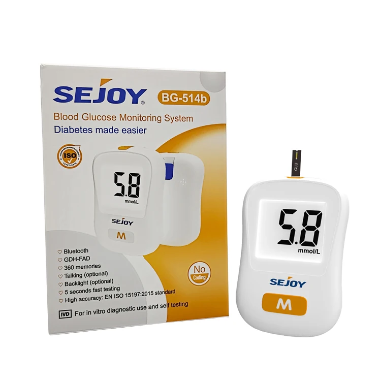 Sejoy Medical Supplies and Equipment Glucometer Machine Blood Sugar Monitor