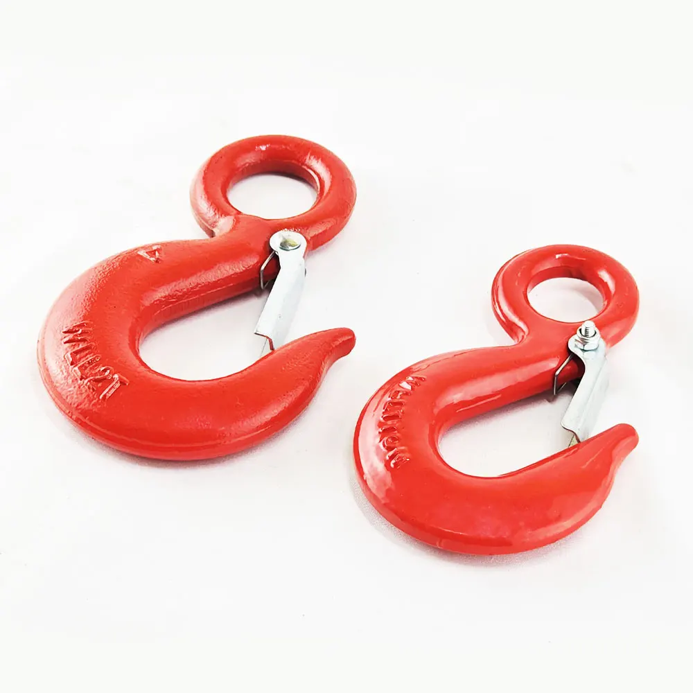 Eye Sling Hoist Lifting Crane Hook with Safety Latch